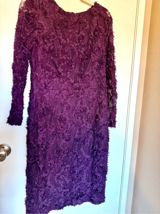 Xscape Dresses & Skirts - Women’s Xscape size 14 Purple Lace Floral Sheath Dress